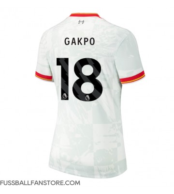 Liverpool Cody Gakpo #18 Replik 3rd trikot Damen 2024-25 Kurzarm